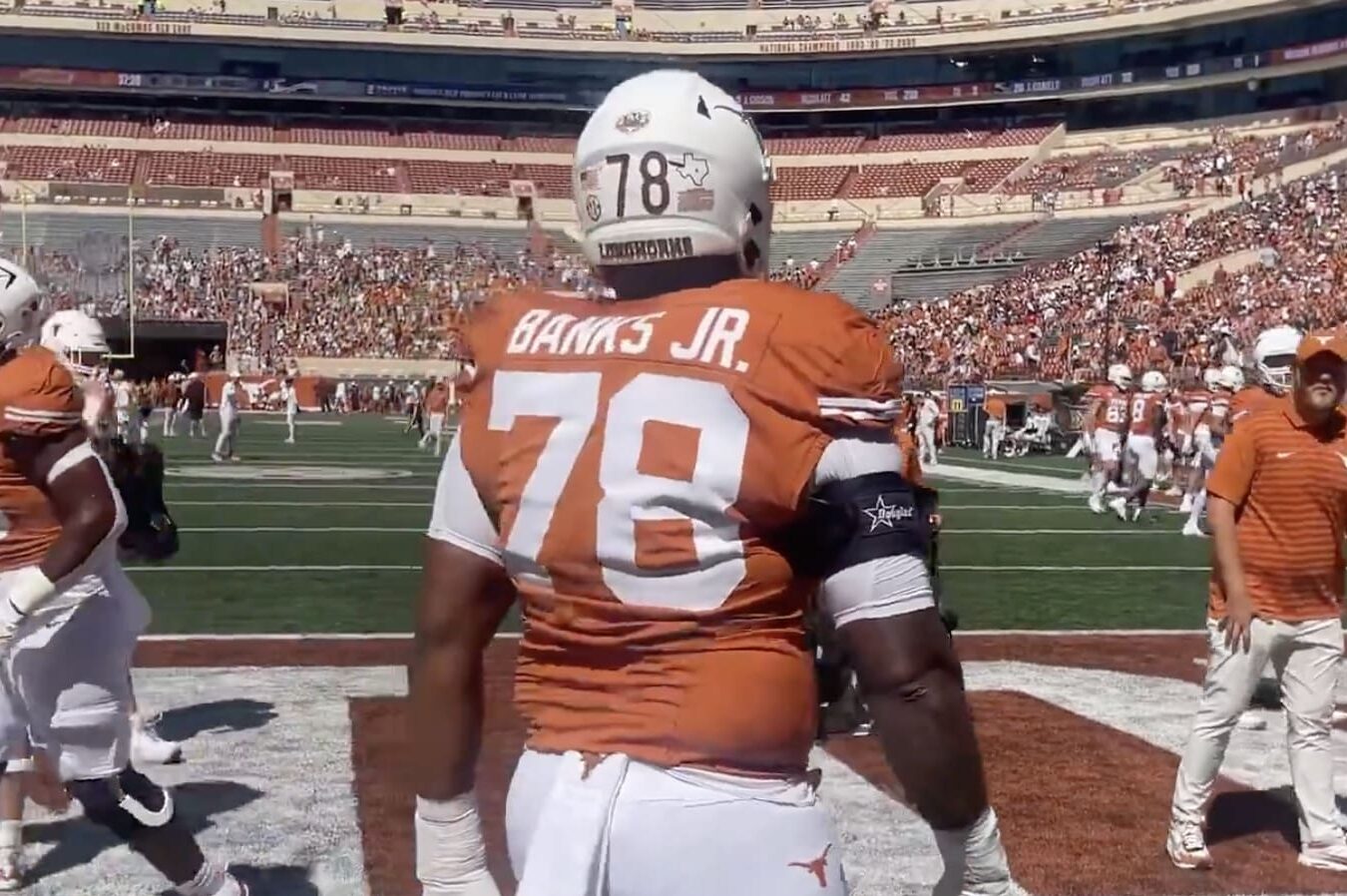 Texas Longhorns offensive tackle Kelvin Banks Jr.